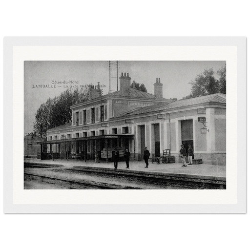 Lamballe - La gare vue des quais