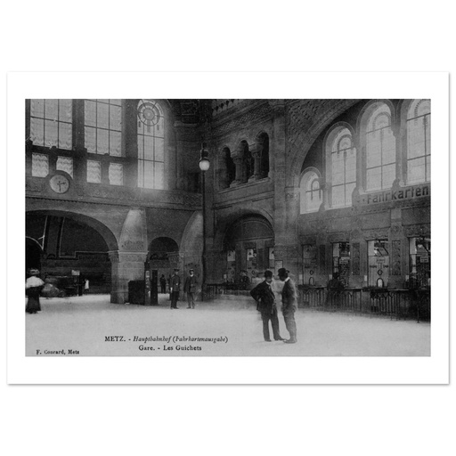 Metz - Hauptbahmhof - Fahrkartenausgabe - Interieur de la Gare - les Guichets