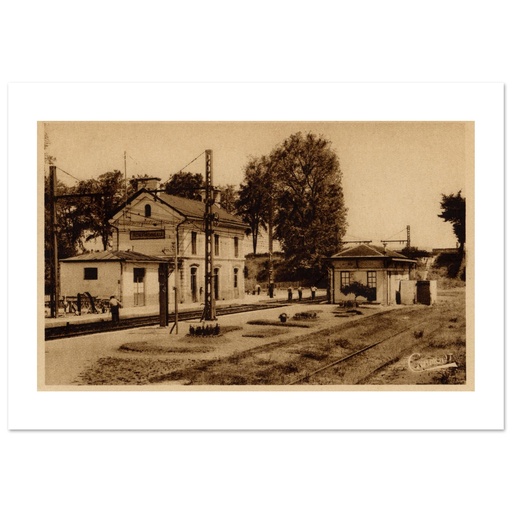 Montmorau - La Gare (construite vers 1855)