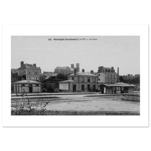 Martigne Ferchaud - La gare vue interieure