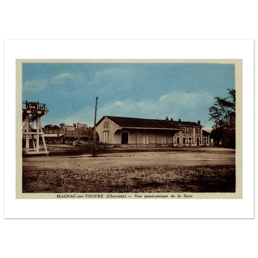 Magnac-sur-Touvre - Vue panoramique de la Gare