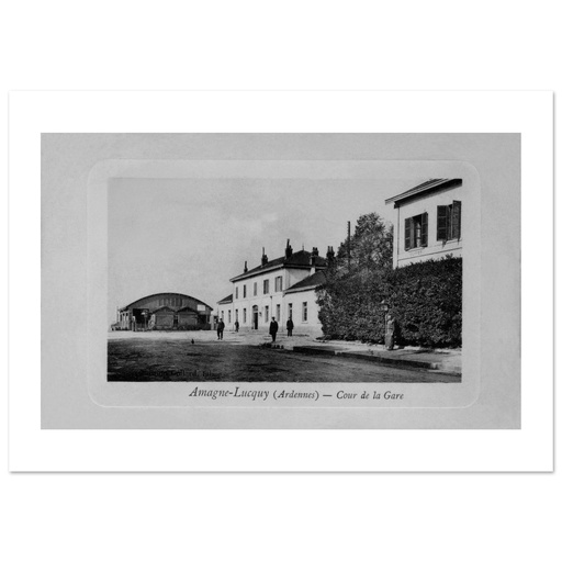 Amagne-Lucquy - Cour de la Gare