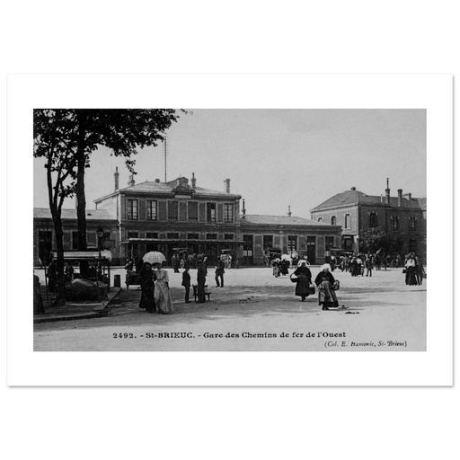 Saint-Brieuc - La Gare des chemins de fer de l'ouest