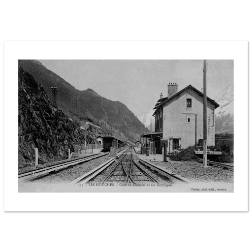 Les Houches - La Gare du chemin de fer electrique