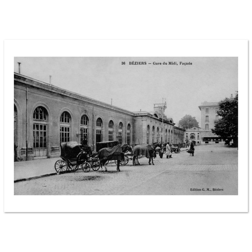 Béziers - Gare du Midi - Facade