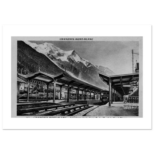 Chamonix - Mont Blanc - Interieur de la gare P.L.M