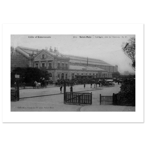 Saint-Malo - La gare côté de l'arrivée