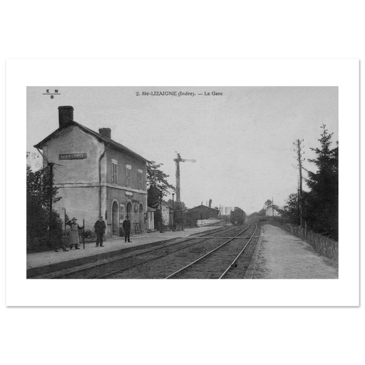 Sainte-Lizaigne - La gare