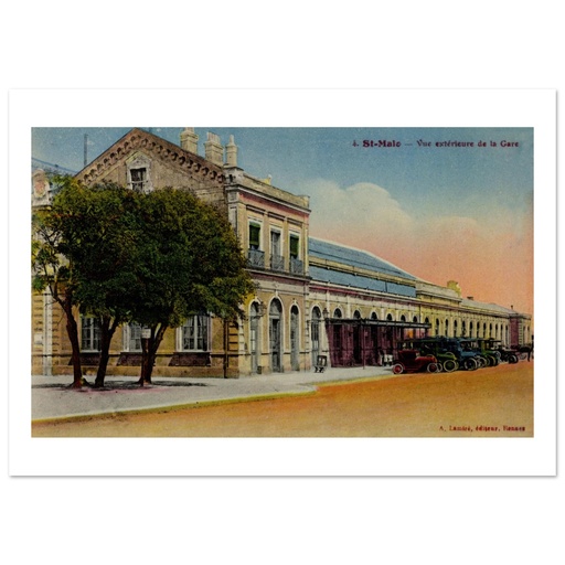 Saint-Malo - Vue exterieure de la Gare