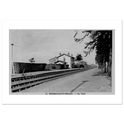 Échiré - La gare