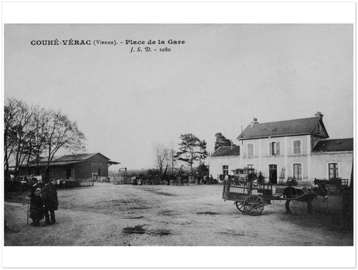Couhe Verac - Vienne - Poitou Charentes - France  La Gare