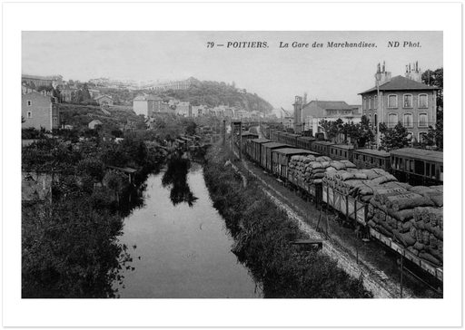 Poitiers - La gare des marchandises