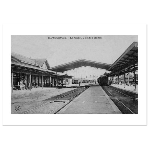 Montargis - La Gare, vue sur les Quais