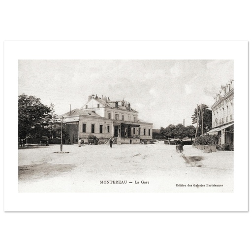Montereau - Loiret - Centre - France    la Gare