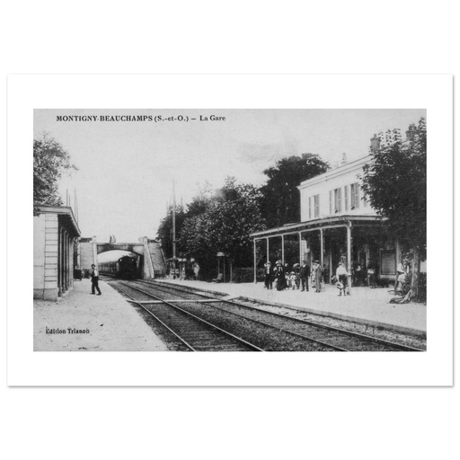 Montigny-Beauchamps (S et O) - La gare