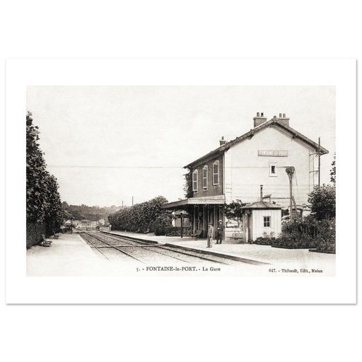 Fontaine-le-Port - La Gare