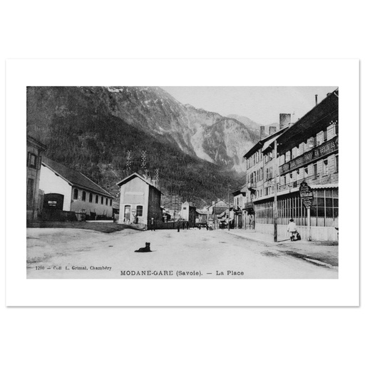 Modane - Gare, la place