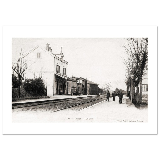 Cesson - La gare, vue générale