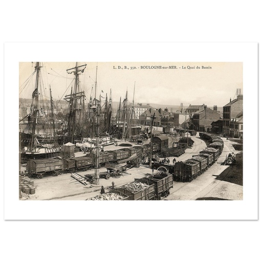 Boulogne-sur-Mer - Le Quai du Bassin