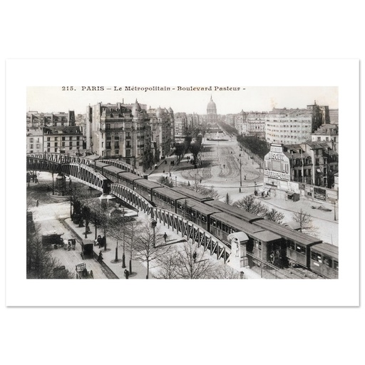 Paris - Le Metropolitain - Boulevard Pasteur