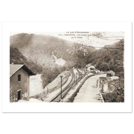 Le Lot Pittoresque Lamativie Les gorges de la Cere et la Station
