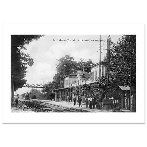 Villiers-Le-Bel-Gonesse (S et O) - La Gare vue Interieur la