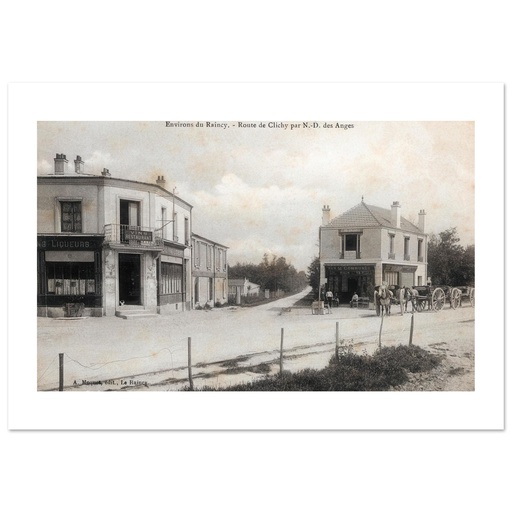 Environs du Raincy -Route de Clichy par N-D des Anges