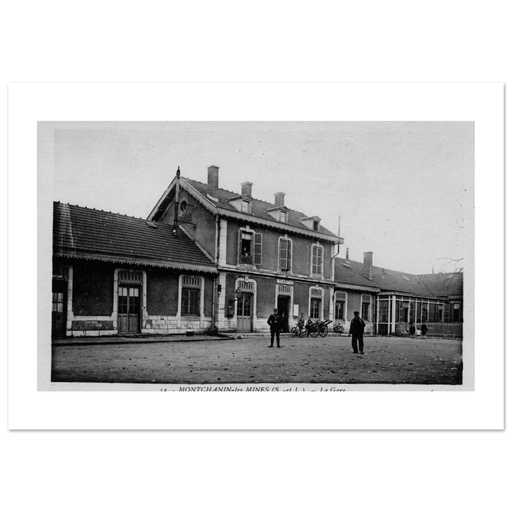 Montceau le Mines - Saone et Loire - La gare