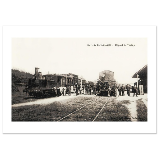 Gare de St- Calais - Depart de trains