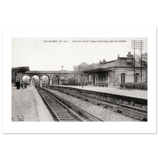 Gare de Javel - ligne electrique de Paris