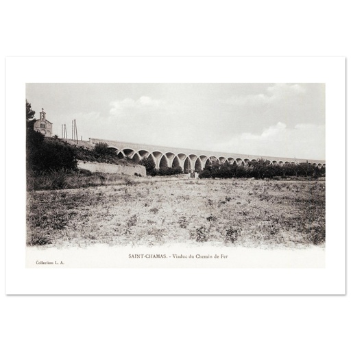 St Chamas - Viaduc et chemin de fer
