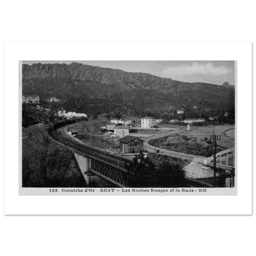 Agay - Var - Les Roches Rouges et la Rade