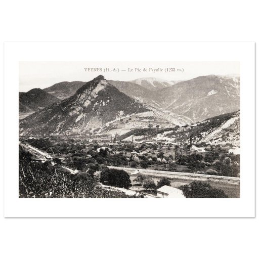 Veynes - Le Pic de la Fayolle '1235 m"
