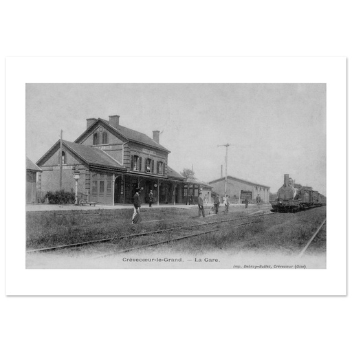 Crévecoeur-le-Grand - La Gare