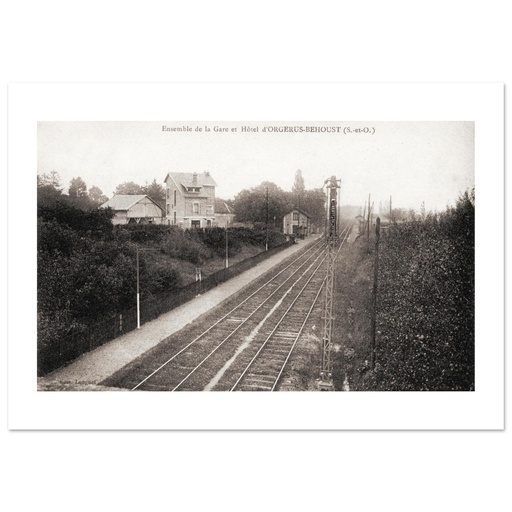Ensemble de la gare d'Orgerus Behoust