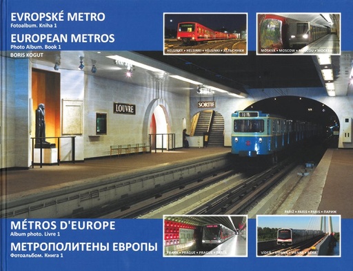 [121764] Métros d'Europe. Album photo. Livre 1