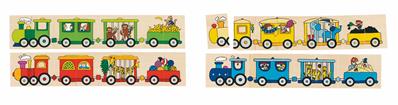 [233071] MEMORY PUZZLE PETITS TRAINS 56945