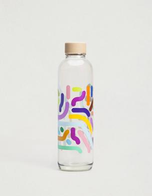 [233223] Bouteille en verre lignes de métro