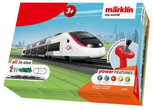 [230557] My World Marklin - COFFRET DE DEPART TGV DUPLEX 029406