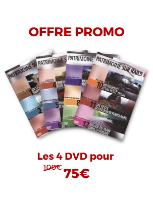 [328643] Patrimoine sur rails - Lot de 4 DVD